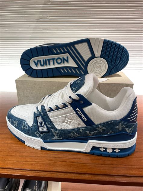 lv trainer baby blue|louis vuitton lv trainer.